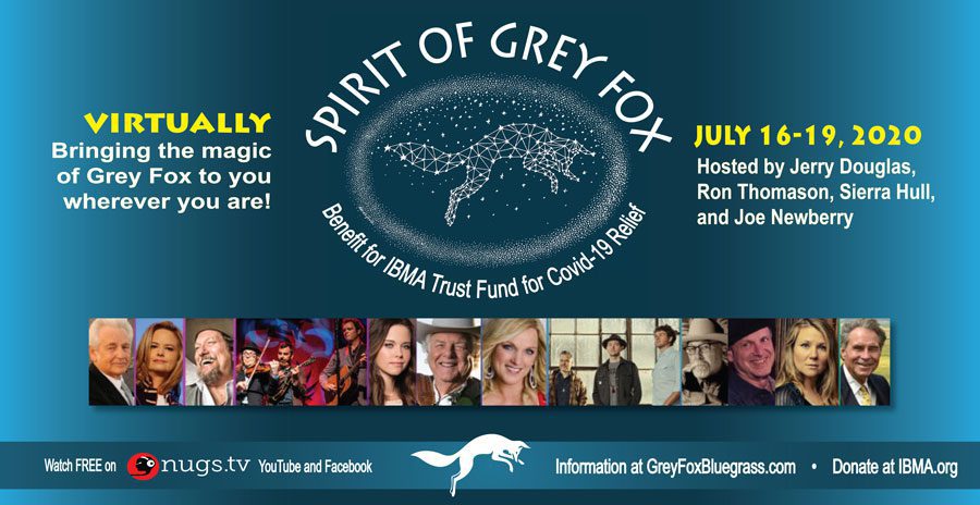 spirit of grey fox bluegrass music virtual festival video link