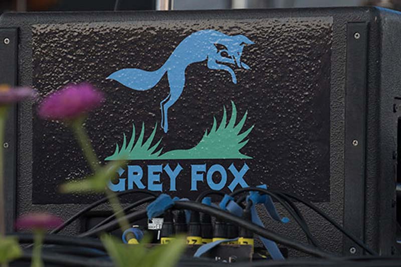 grey fox on site radio speakers