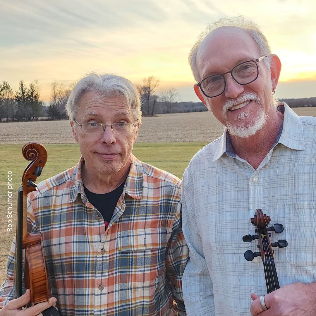 Darol Anger and Bruce Molsky, photo by Rob Schumner Darol Anger and Bruce Molsky, photo by Rob Schumner