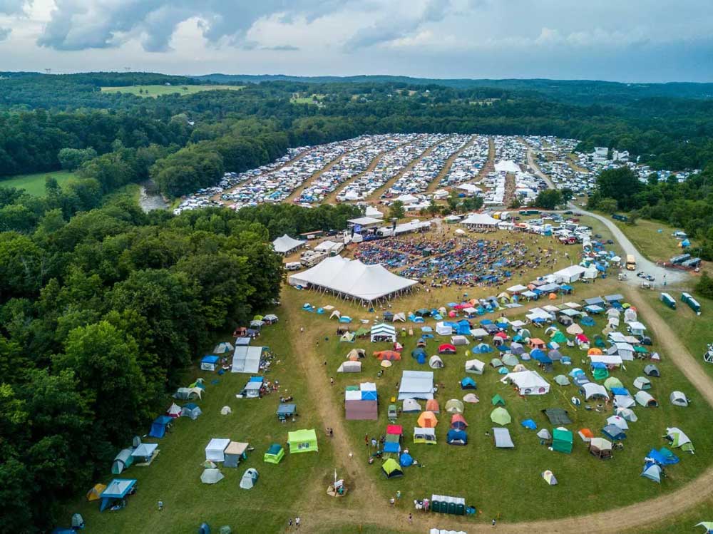 The Grey Fox Bluegrass Festival, photo by Dave Weiland