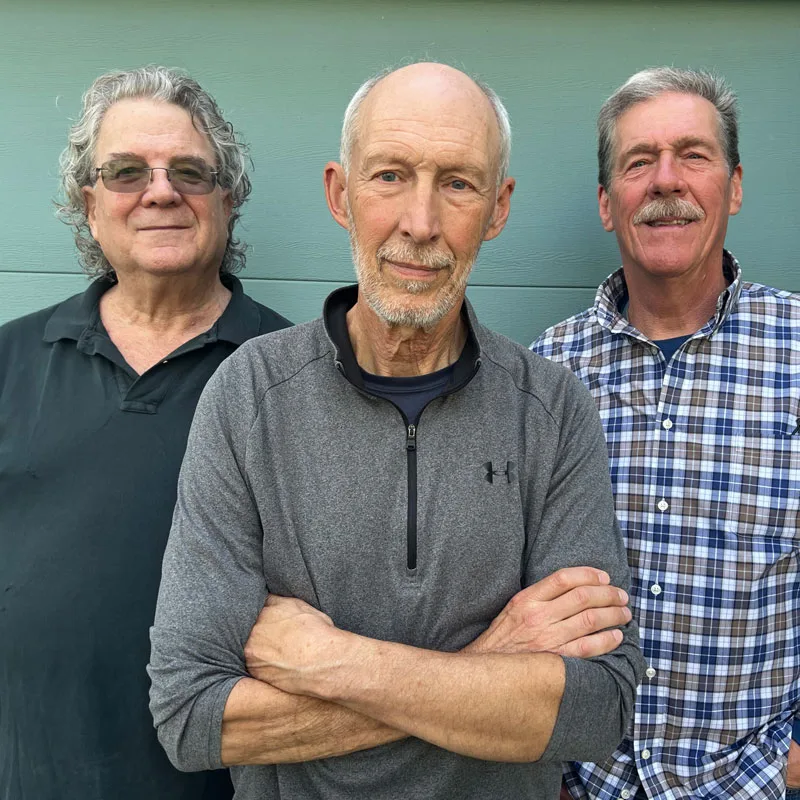 Jeff Horton, Taylor Armerding, and Bill Henry