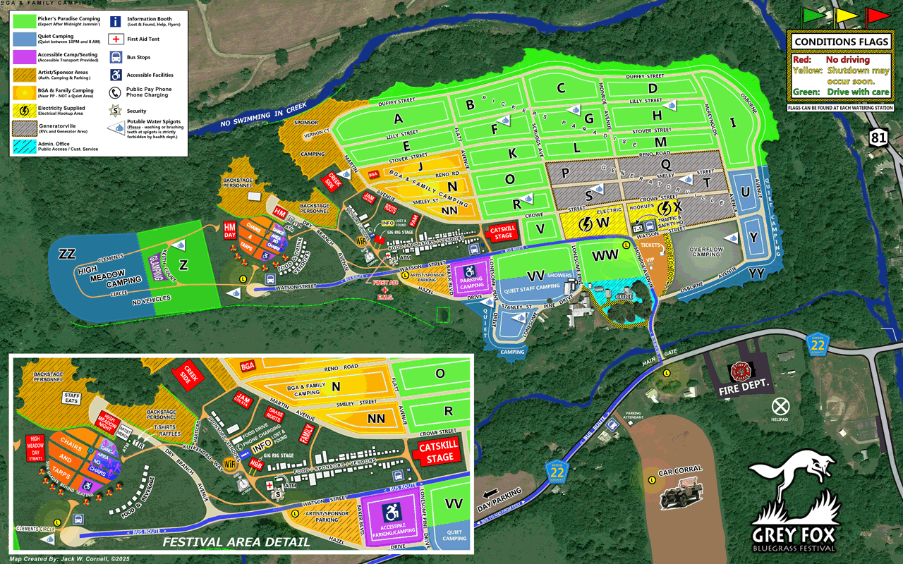 2025 Grey Fox Map graphic 2025 Grey Fox Map graphic