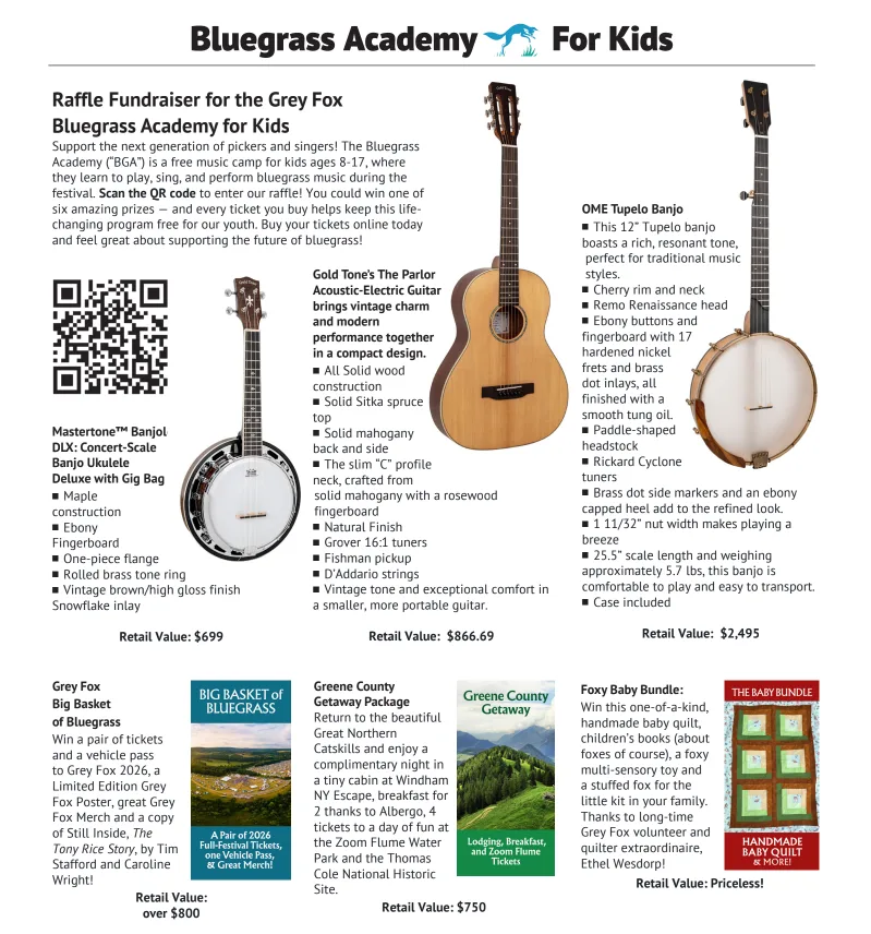 2025 BGA Raffle descriptions 2025 BGA Raffle descriptions