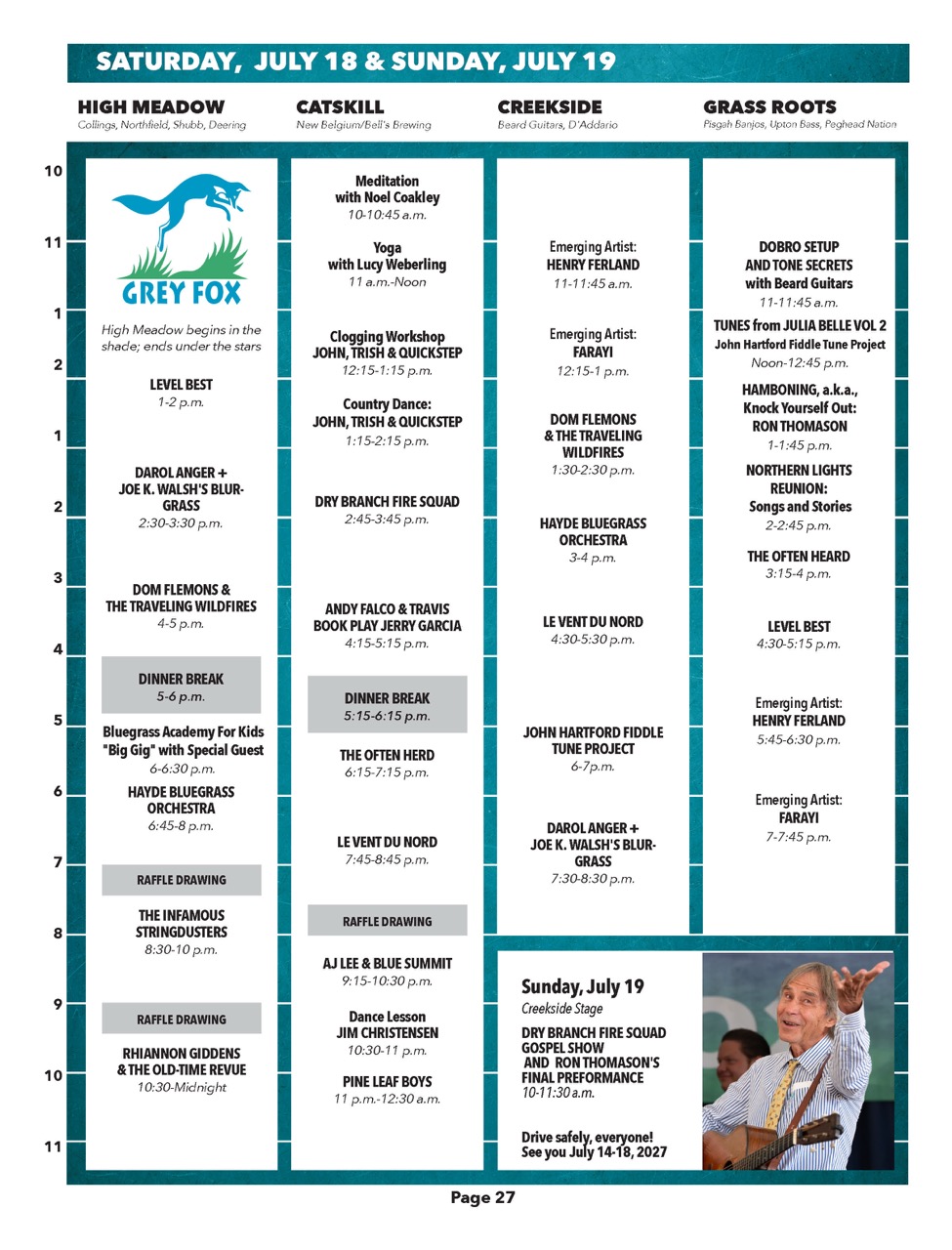 Sat-Sun schedule 2026 Sat-Sun schedule 2026